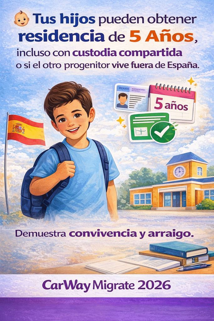 Guía esencial de la Regularización extraordinaria 2026 para los hijos: residencia de 5 años, patria potestad y custodia – key requirements in Spain